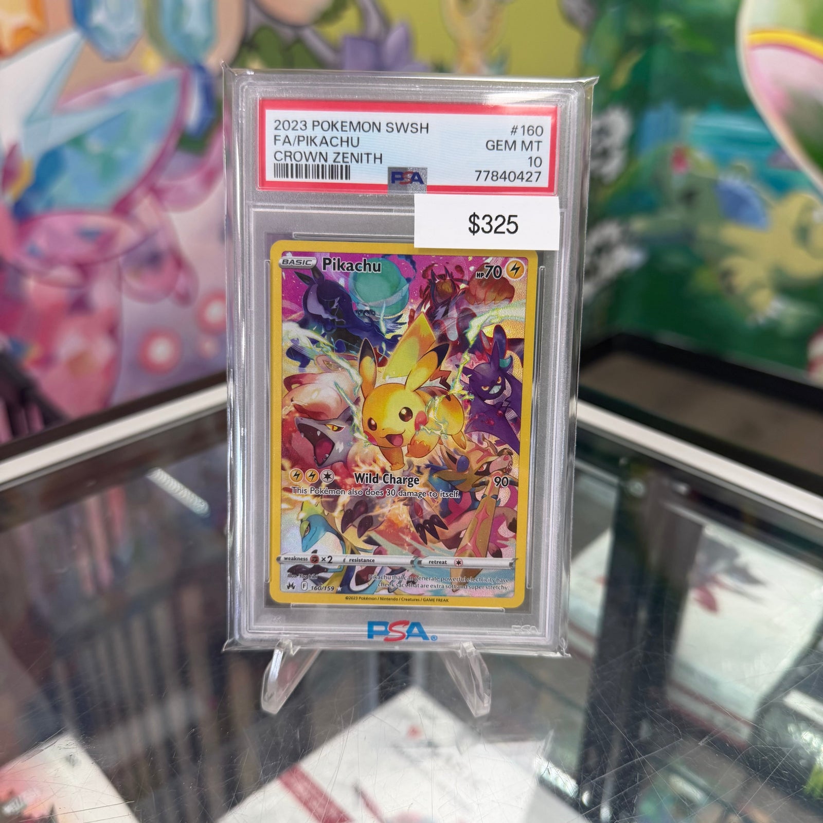 Pokemon Crown Zenith Pikachu #160 PSA 10