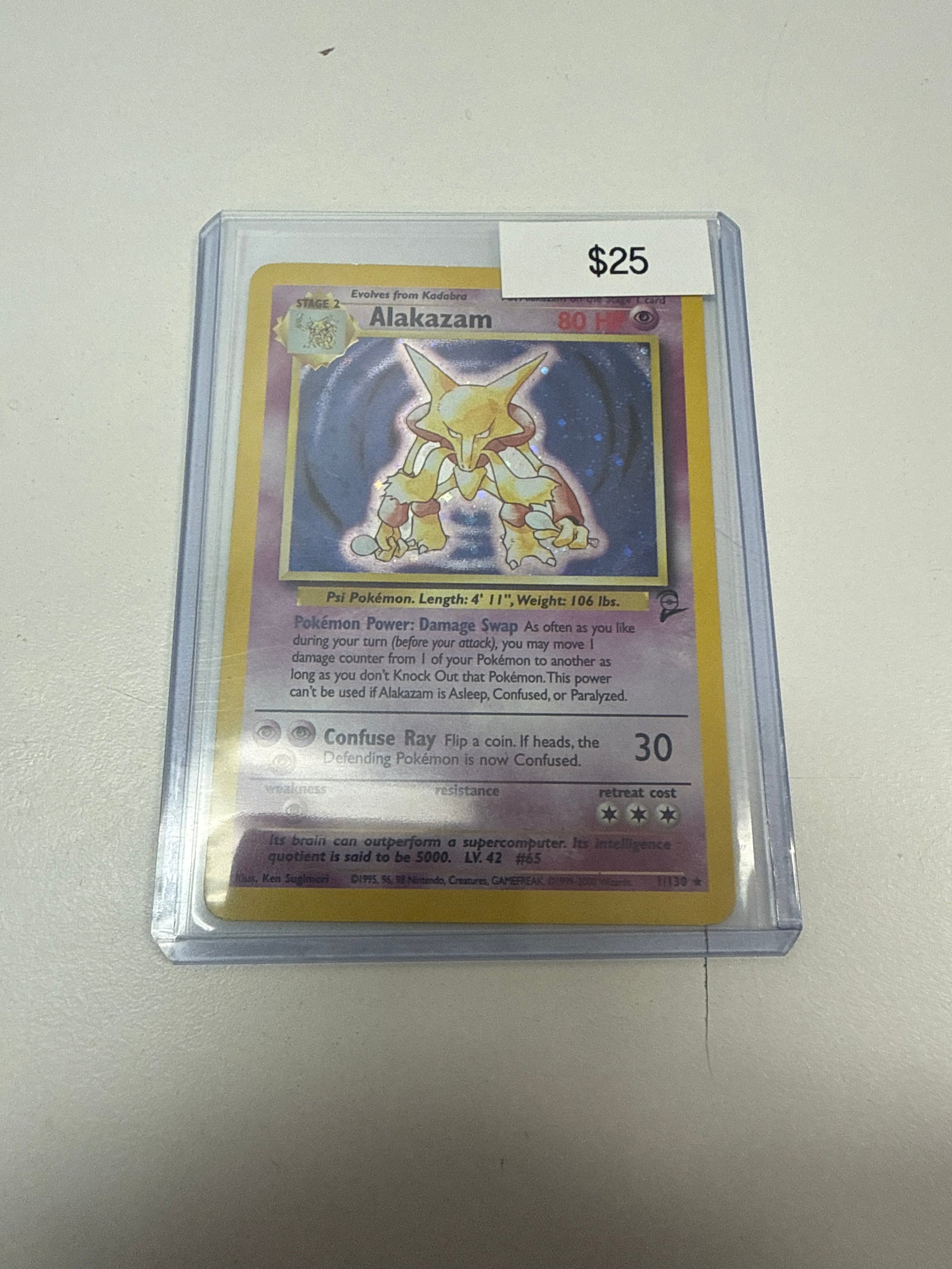 Pokemon Alakazam Holo #1/130