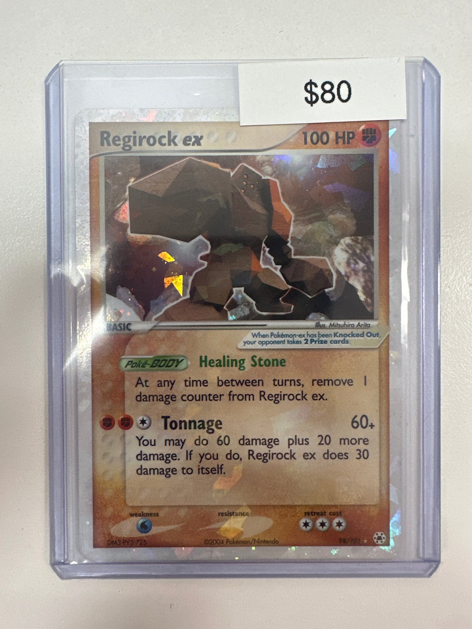Pokemon Regirock ex 98/101