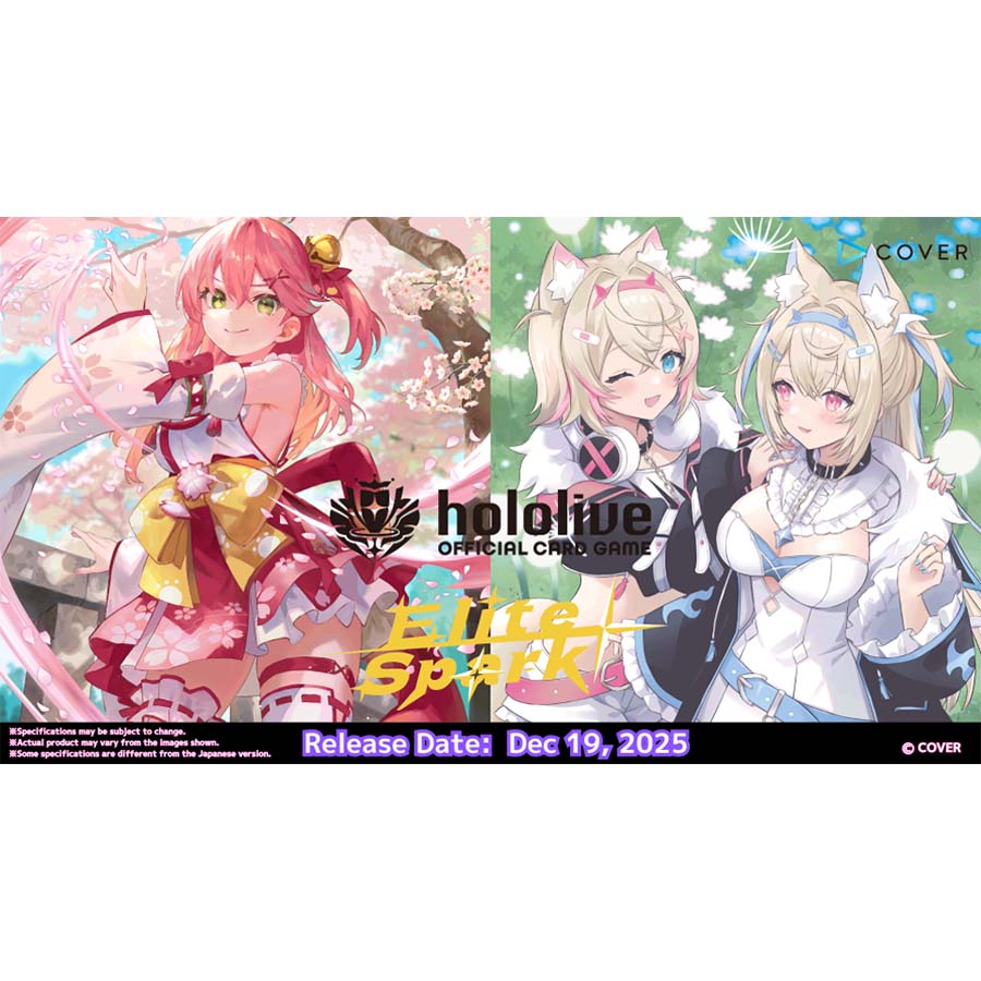 Hololive OCG: Elite Spark Booster Display