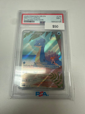 Pokemon Misty’s Lapras PSA 9