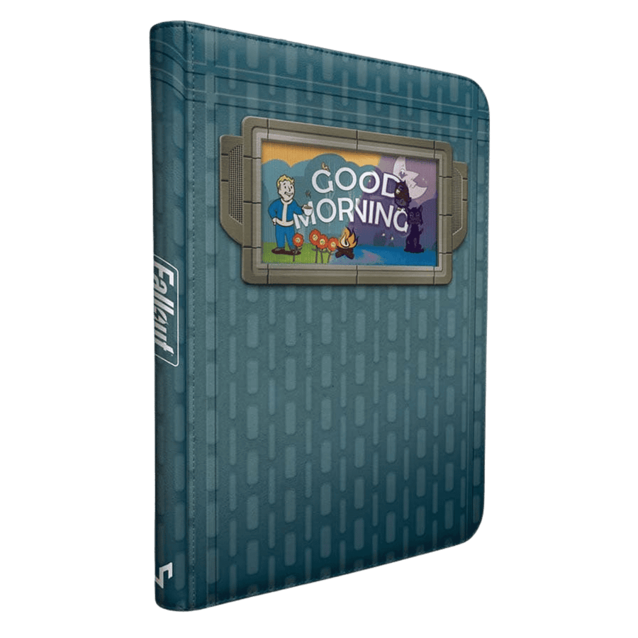 Ultra Pro Binder: Fallout - Vault Boy "Good Morning/Good Evening" - Lenticular, Zippered (9-Pocket) (PREORDER)