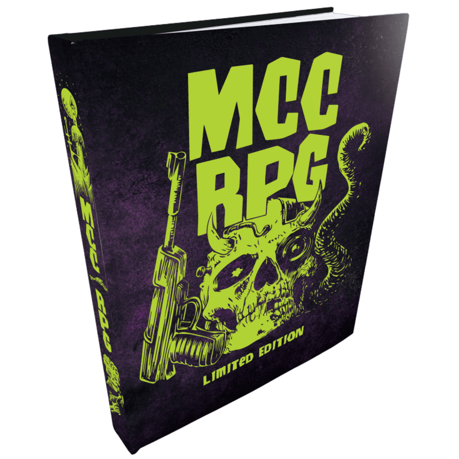 Mutant Crawl Classics RPG: Core Rulebook (Fluorescent Demon Skull Edition) (PREORDER)
