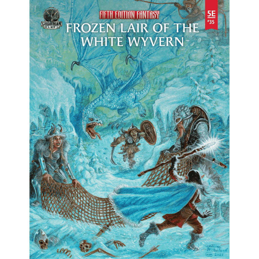 Fifth Edition Fantasy RPG: #35 The Frozen Lair of the White Wyvern (PREORDER)