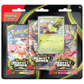 Pokemon Mega Evolution Perfect Order Three Booster Blister Pack