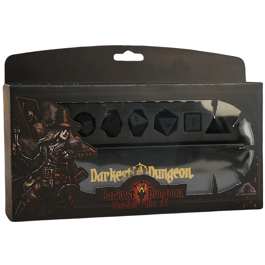 Darkest Dungeon: Obsidian Dice Set (7ct) (PREORDER)