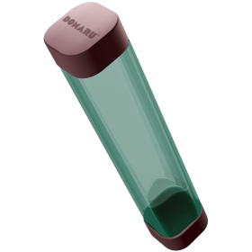 DOMARU Capsule Squircle Playmat Tube - Verdant Burgundy (PREORDER)
