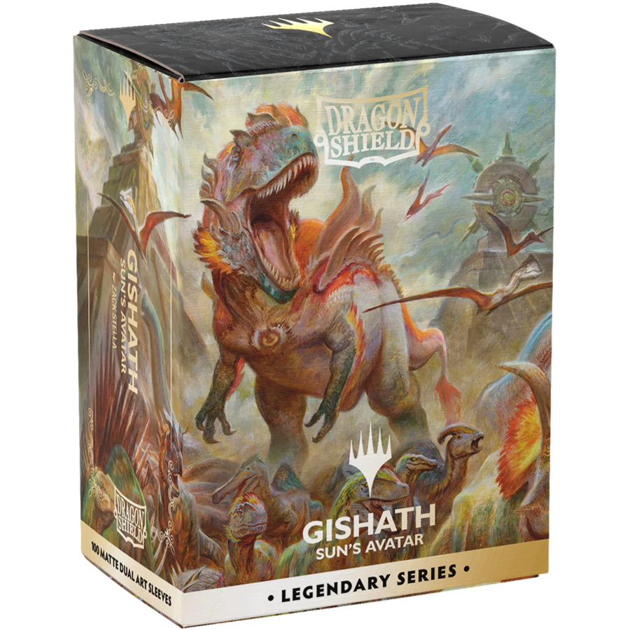 Dragon Shield: MTG Legendary Series "Gishath, Sun's Avatar" - Matte Dual Art Sleeves (100ct) (PREORDER)