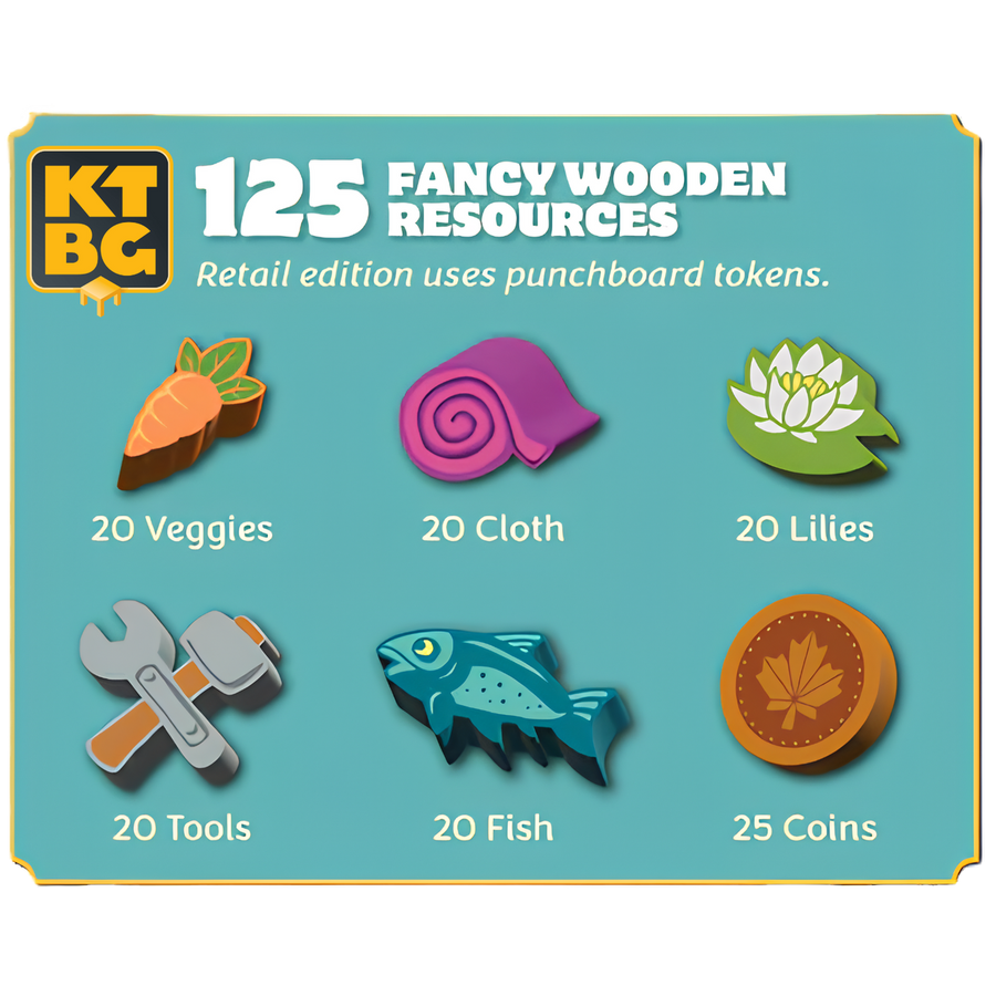 River Market: Wooden Bits (Add to cart to see price) (PREORDER)