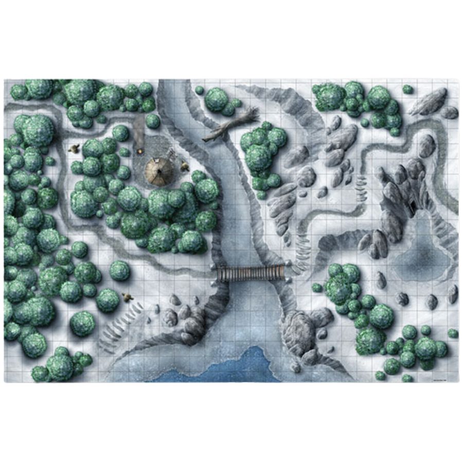 Gale Force 9: RPG Mat - Frozen Wilderness (PREORDER)