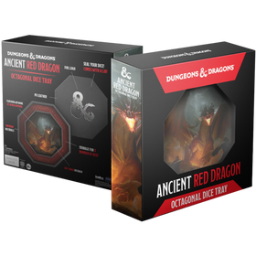 Dungeons & Dragons: Ancient Red Dragon - Octagonal Dice Tray (PREORDER)
