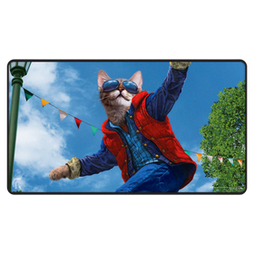 Ultra Pro Playmat: Movie Cats: Cat to the Future (Black Stitched) (PREORDER)