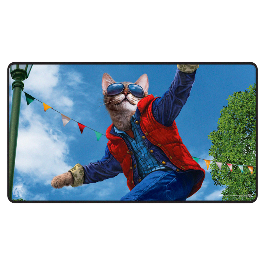 Ultra Pro Playmat: Movie Cats: Cat to the Future (Black Stitched) (PREORDER)