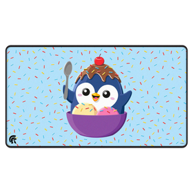 Ultra Pro Playmat: Ice Cream Penguin (Black Stitched) (PREORDER)