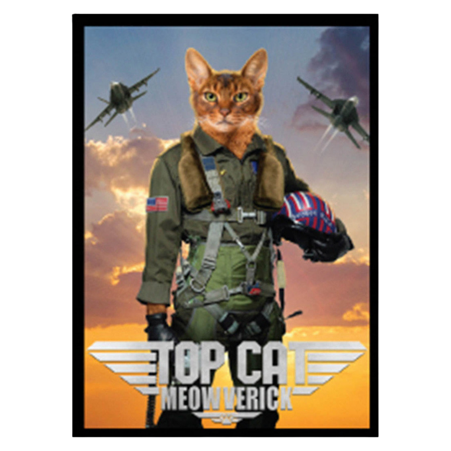 Ultra Pro Sleeves: Double-Matte White Core - Movie Cats: Top Cat Meowverick (50ct) (PREORDER)
