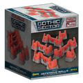 Battlefield in a Box: Gothic Sector - Legion Defensive Walls (Red) (PREORDER)