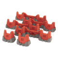 Battlefield in a Box: Gothic Sector - Legion Defensive Walls (Red) (PREORDER)