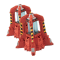 Battlefield in a Box: Gothic Sector - Legion Plasma Generators (Red) (PREORDER)