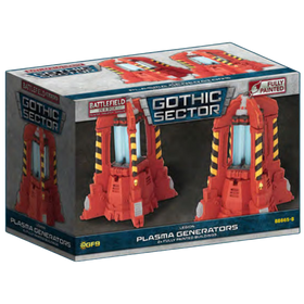 Battlefield in a Box: Gothic Sector - Legion Plasma Generators (Red) (PREORDER)