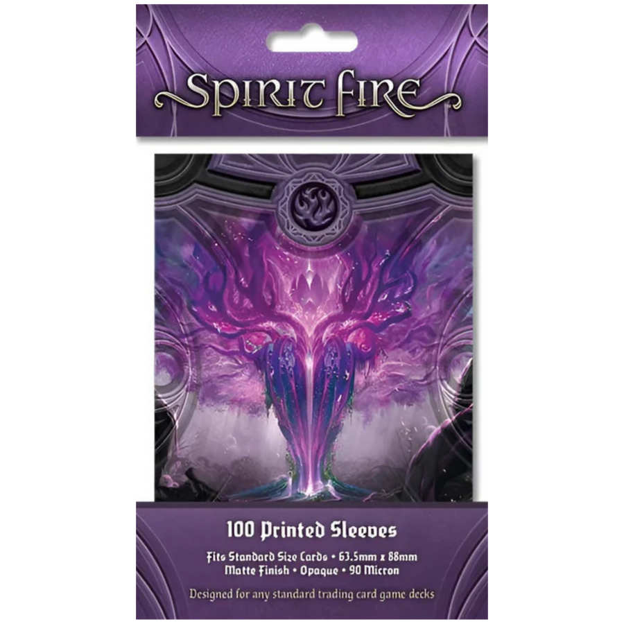 Spirit Fire: Opaque Printed Card Sleeves - Metamorphosis (Purple) (100ct) (Add to cart to see price) (PREORDER)