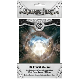 Spirit Fire: Opaque Printed Card Sleeves - Gleam Pulse (Stone) (100ct) (Add to cart to see price) (PREORDER)