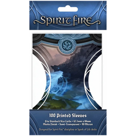 Spirit Fire: Semi-Transparent Printed Card Sleeves - Behemoth (Blue) (100ct) (Add to cart to see price) (PREORDER)
