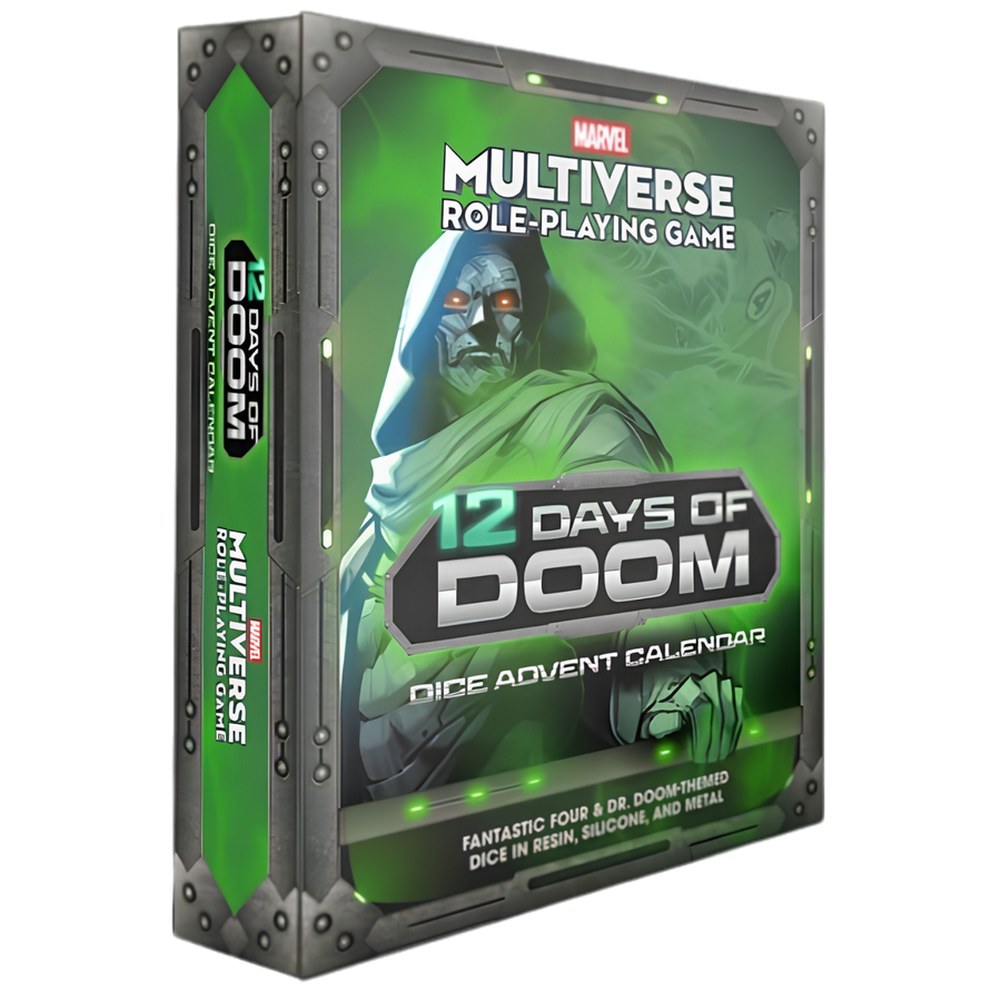FanRoll: Marvel Multiverse RPG 12 Days of Doom - Advent Dice Calendar (PREORDER)