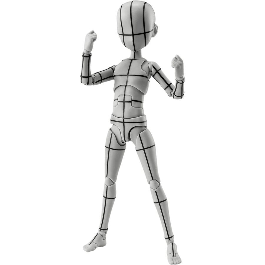 Body-Kun Ken Sugimori Edition (Wireframe Gray Color Ver.) TAMASHII NATIONS Action Figure (PREORDER)
