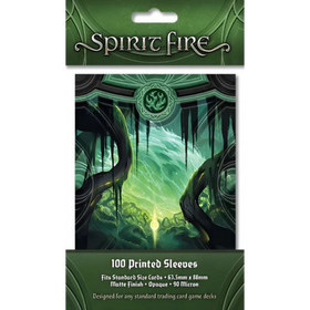 Spirit Fire: Opaque Printed Card Sleeves - Biodome (Green) (100ct) (Add to cart to see price) (PREORDER)