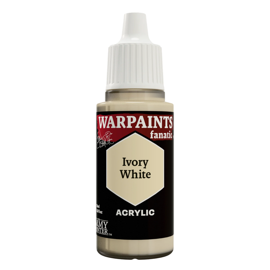The Army Painter: Warpaints Fanatic - John Blanche Masterclass - Ivory White (18ml) (PREORDER)