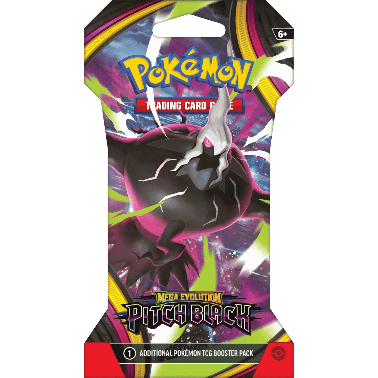 Pokemon Mega Evolution Pitch Black Sleeved Booster Pack