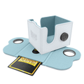 Dragon Shield: Dragon Box - 100+ Deck Box - White & Aqua (PREORDER)