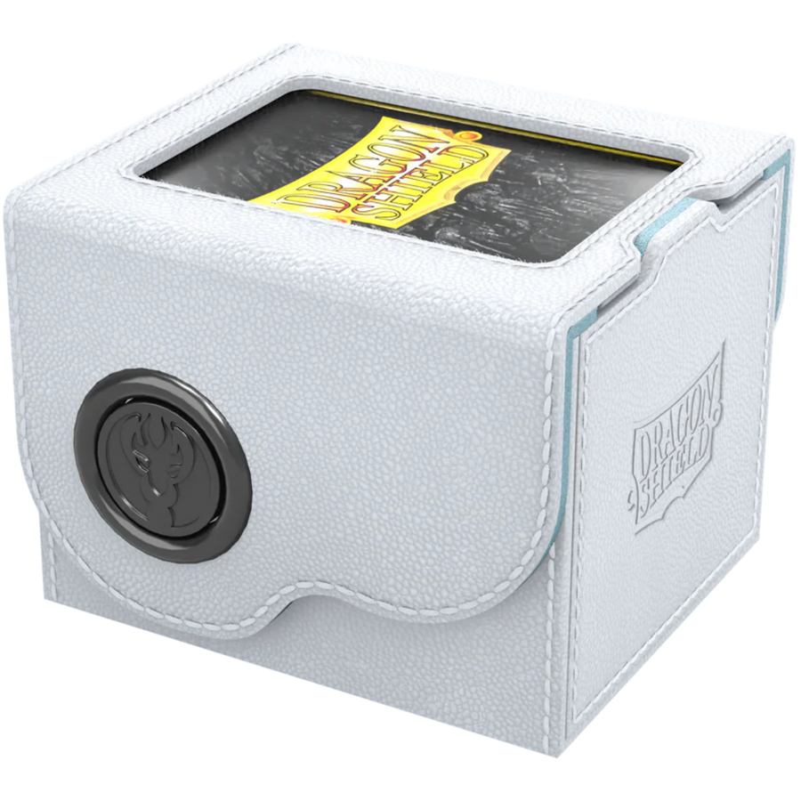 Dragon Shield: Dragon Box - 100+ Deck Box - White & Aqua (PREORDER)