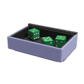 Dragon Shield: Dragon Tray - Dice Tray - Black & Lilac (PREORDER)