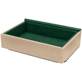Dragon Shield: Dragon Tray - Dice Tray - Green & Sand (PREORDER)