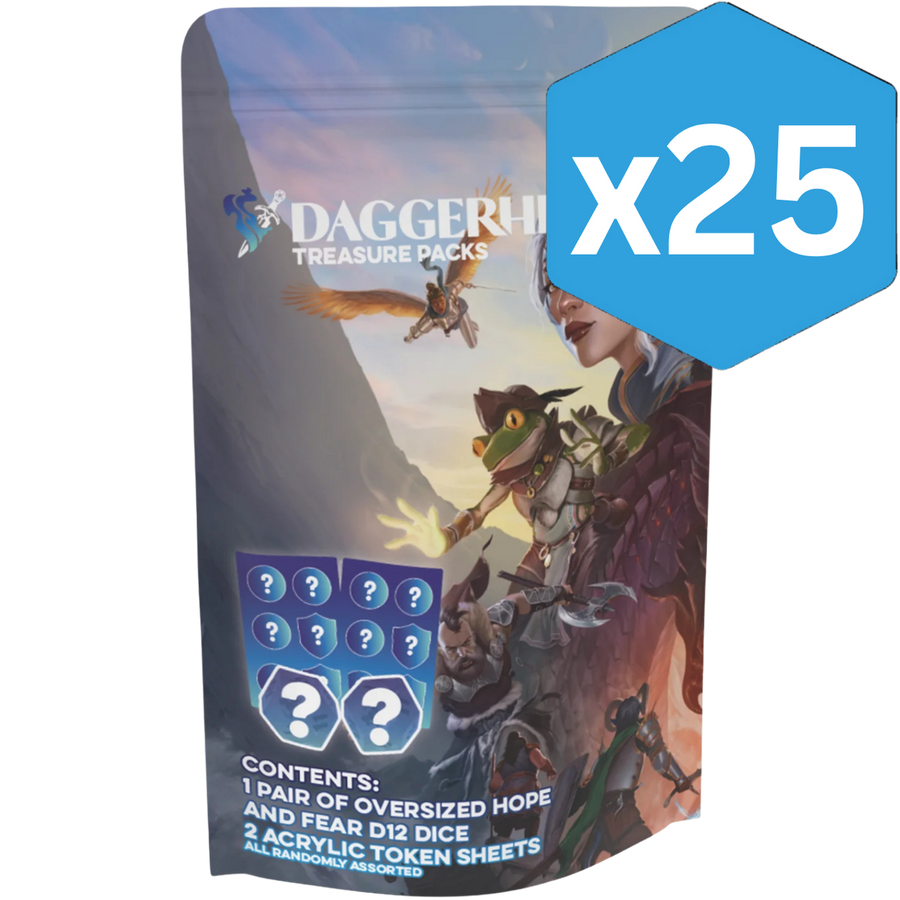 Sirius Dice: Daggerheart: Domains of Daggerheart - Treasure Packs - Display (25) (PREORDER)
