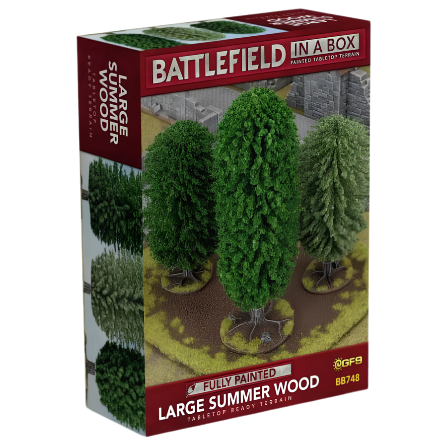 Battlefield in a Box: Large Summer Wood (Pre-painted) (PREORDER)