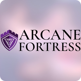 Arcane Fortress Binder: Solid Color Blue - Zippered, Toploader (4-Pocket) (PREORDER)