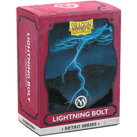 Dragon Shield: Retro Series MTG "Lightning Bolt" - Brushed Art Card Sleeves (100ct) (PREORDER)