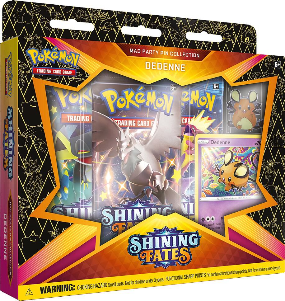 Shining Fates Mad Party Pin Collection [Dedenne] - Shining Fates (SHF)