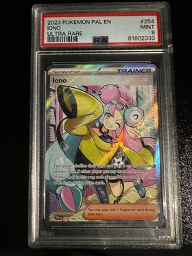 IONO ULTRA RARE 2023 POKEMON PAL EN-PALDEA EVOLVED PSA MINT 9