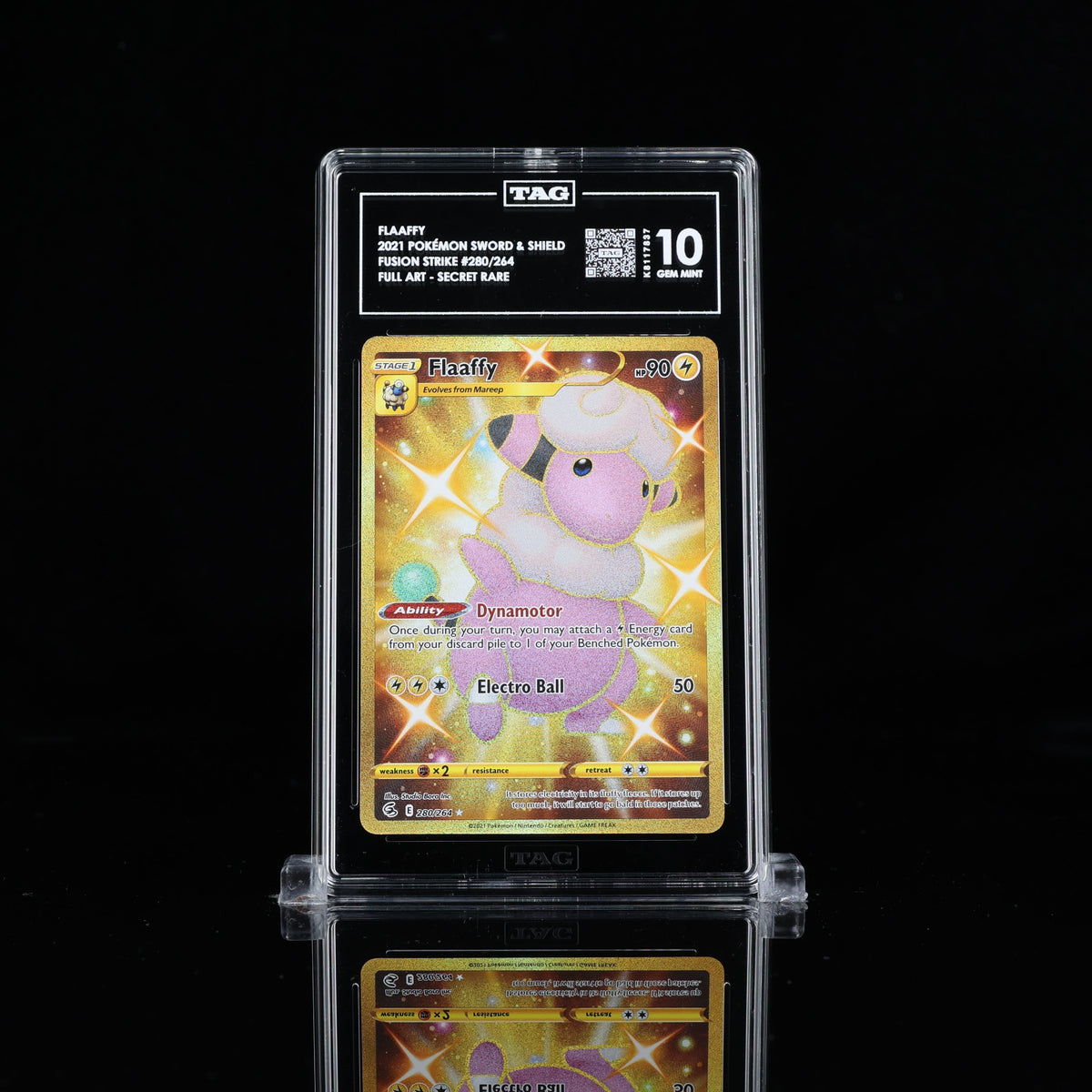 Flaaffy #280 Fusion Strike TAG 10