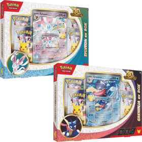 Pokemon: 30th Celebration - Sylveon ex / Greninja ex Box (PREORDER)