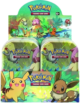 Pokémon TCG: Kanto Friends Mini Tin Display