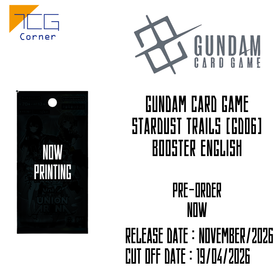 Gundam Card Game STARDUST TRAILS [GD06] Booster English Pre-Order