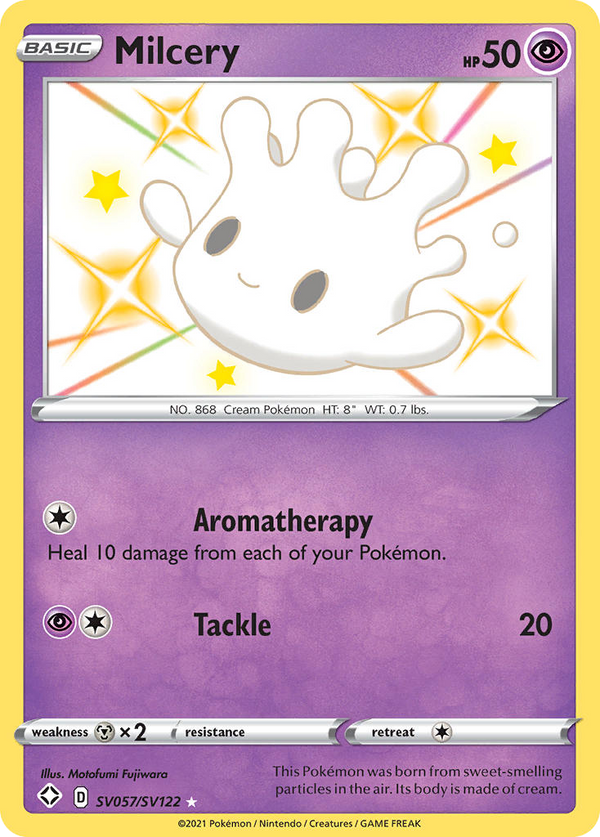 Milcery Sv057 122 Shiny Vault Holofoil