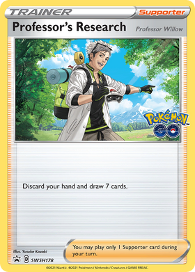 Professor's Research Swsh178 298 Swsh Black Star Promos Holofoil