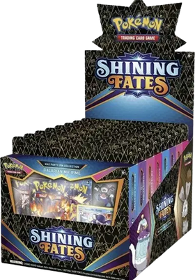 Pokémon TCG: Shining Fates Mad Party Pin Collection Box Display