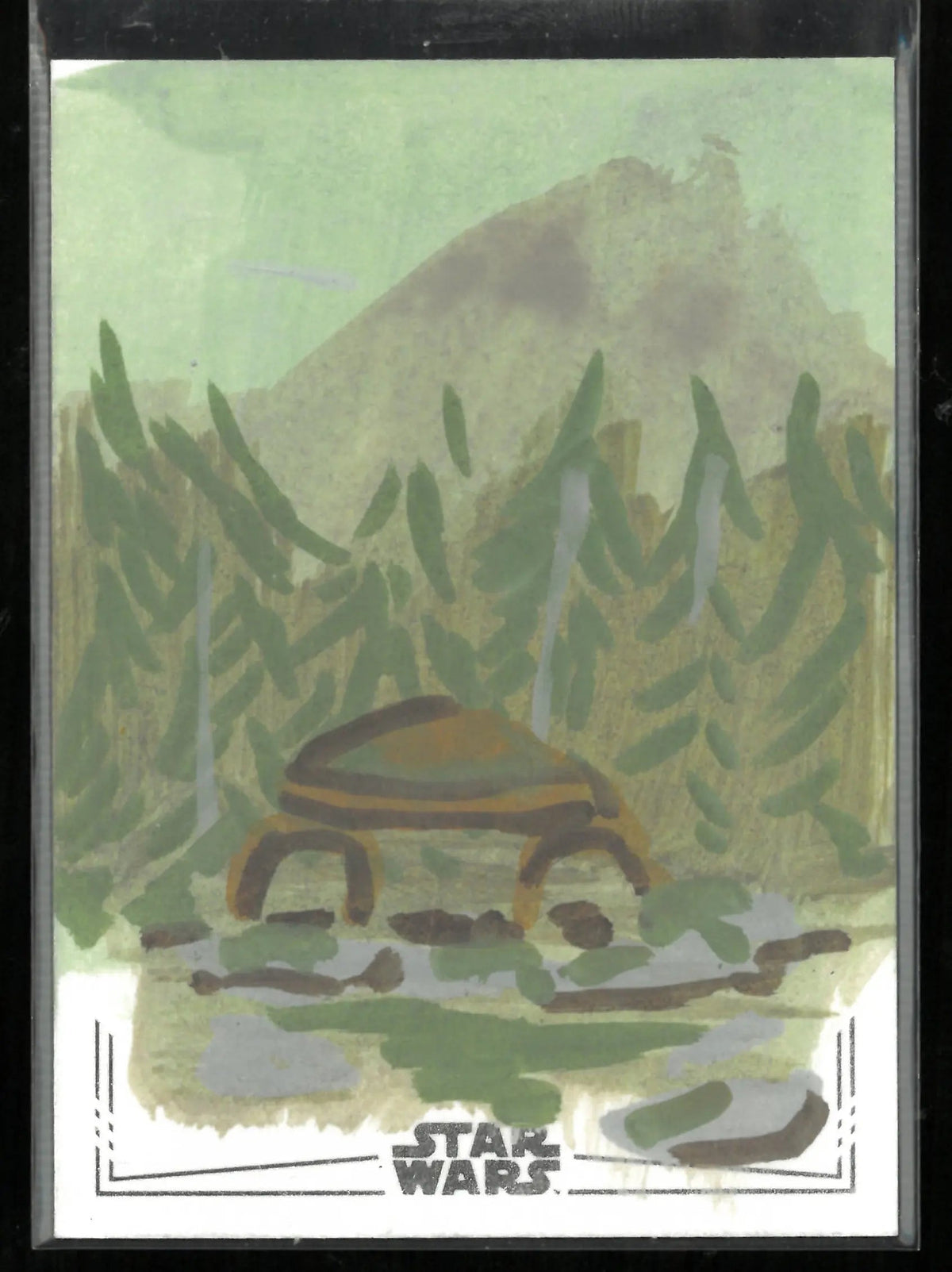 Topps Star Wars Authentic Star Wars Sketch Card Artist Signature