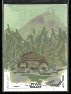 Topps Star Wars Authentic Star Wars Sketch Card Artist Signature